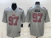 Men's San Francisco 49ers #97 Nick Bosa Grey Atmosphere Fashion 2022 Vapor Untouchable Stitched Limited Jersey,baseball caps,new era cap wholesale,wholesale hats